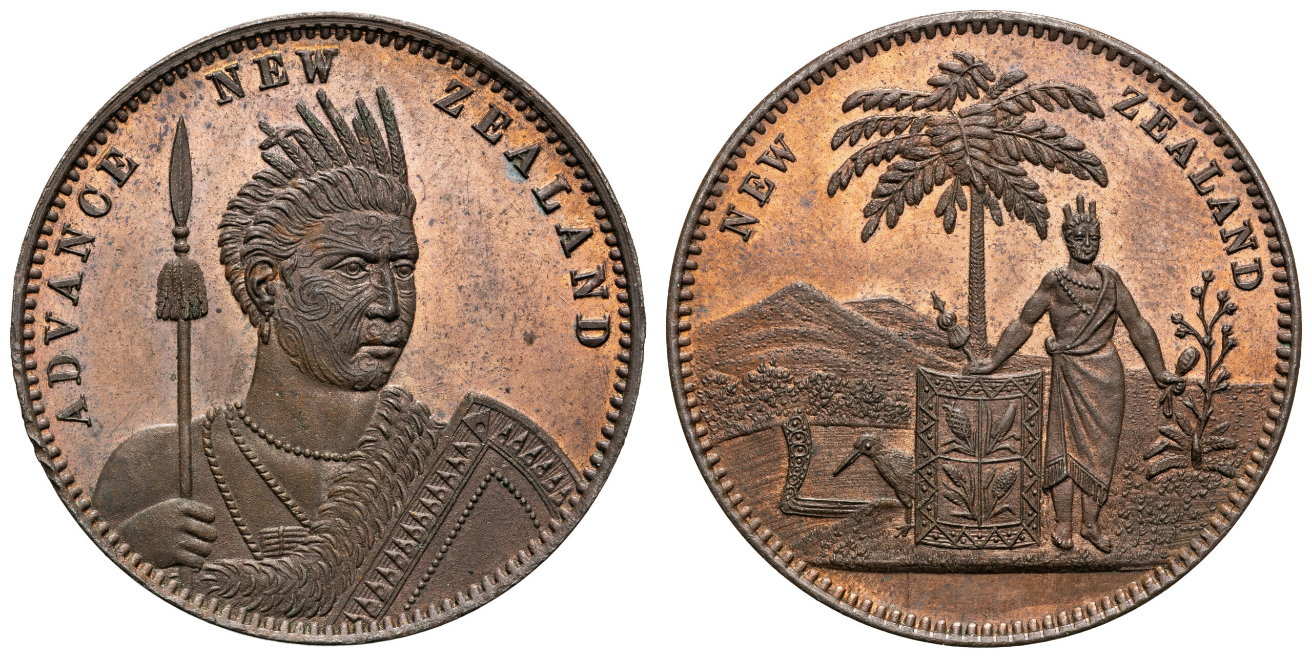 A.195a - Milner & Thompson, Penny, UNC