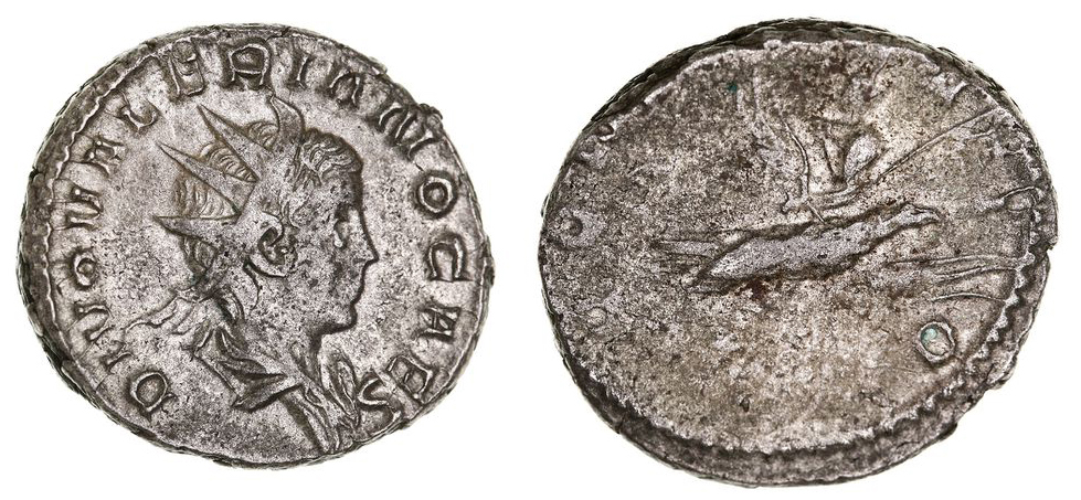 Divus Valerian II, (Died A.D.258), Silver Antoninianus